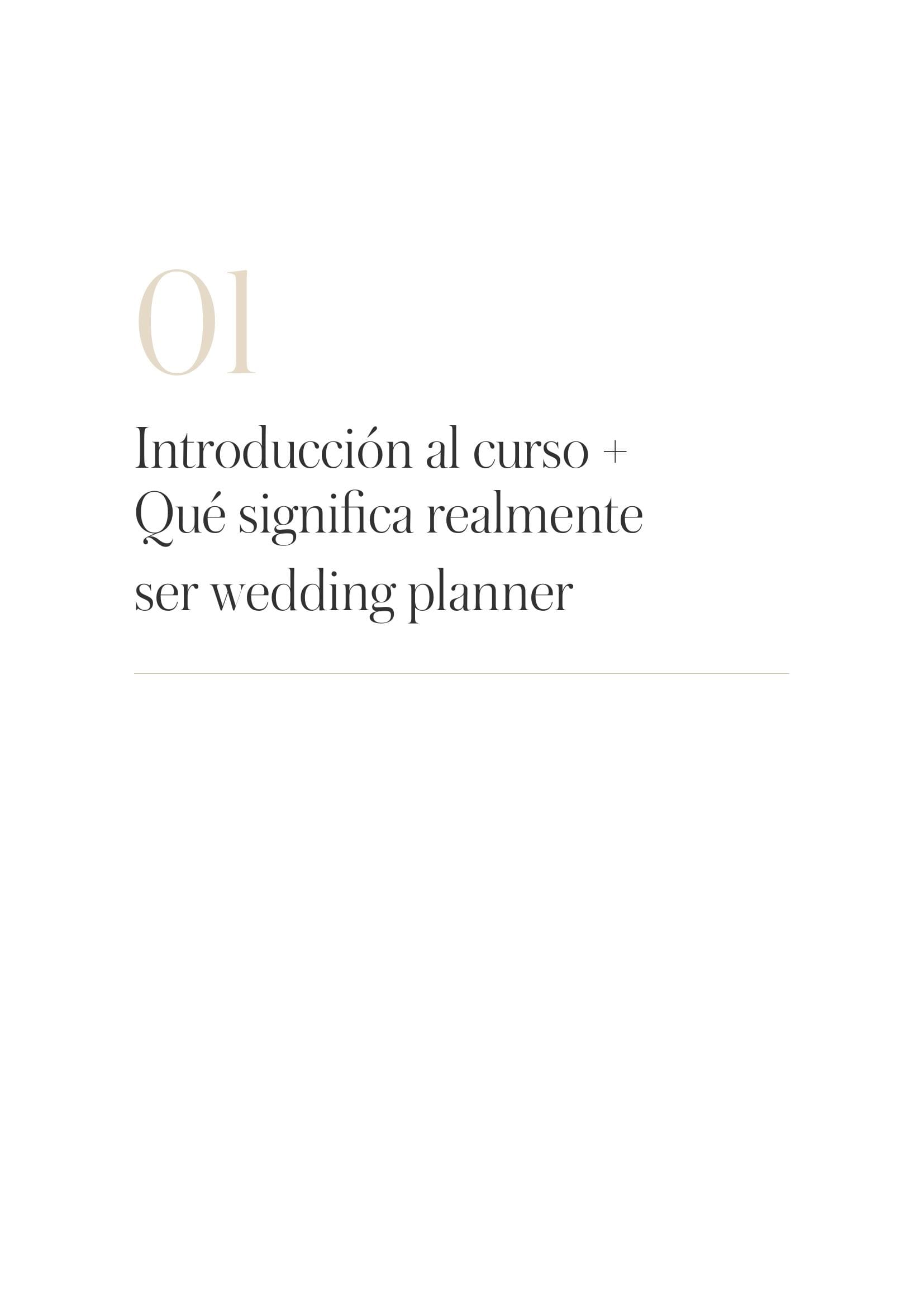 Portada Módulo 1 — Curso Bouclé Weddings